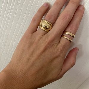 14K Gold Puffy Cigar Band